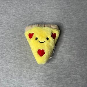 Frankford Heart Pepperoni Pizza Plush Stuffed Animal 5" Soft Toy